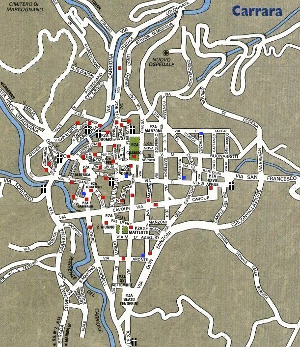 mappa della citt�